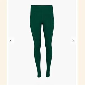 NWT Sweaty Betty eco therma retro green leggings sz XXS